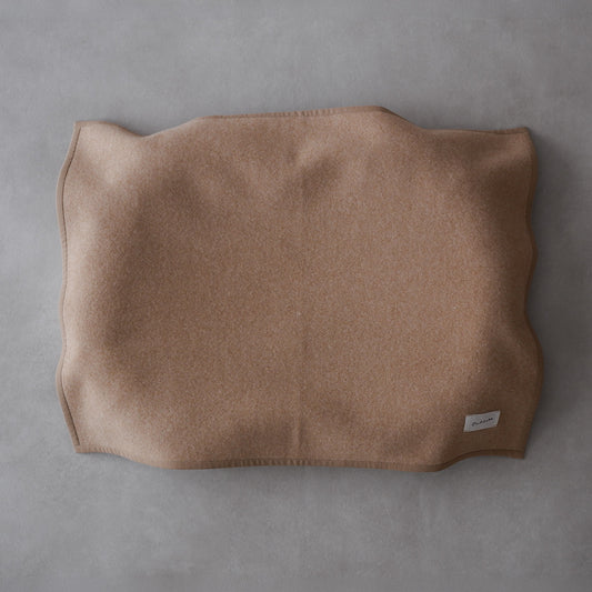 〈New color〉Wool Cat Blanket (ウールキャットブランケット)【Camel】