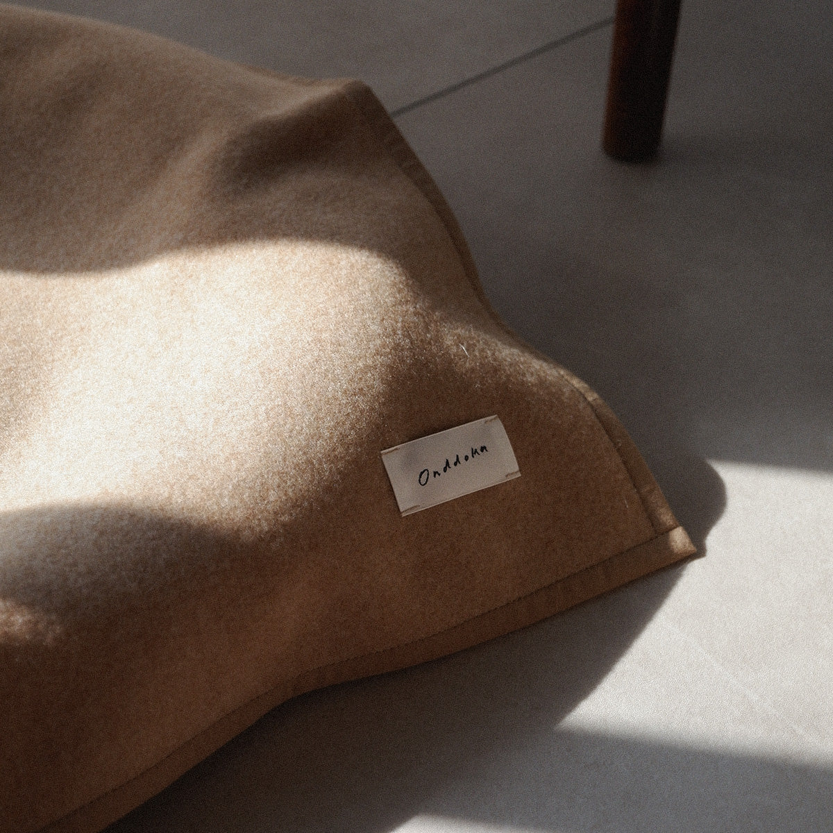 〈New color〉Wool Cat Blanket (ウールキャットブランケット)【Camel】
