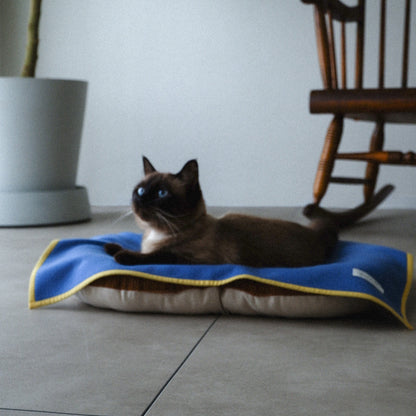 〈New color〉Wool Cat Blanket (ウールキャットブランケット)【Blue】