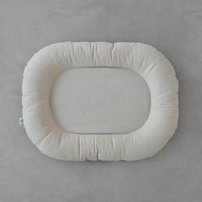 〈11/11(Tue) 발매〉Fabric bed(패브릭 베드)【Jacquard Flower/Brown】