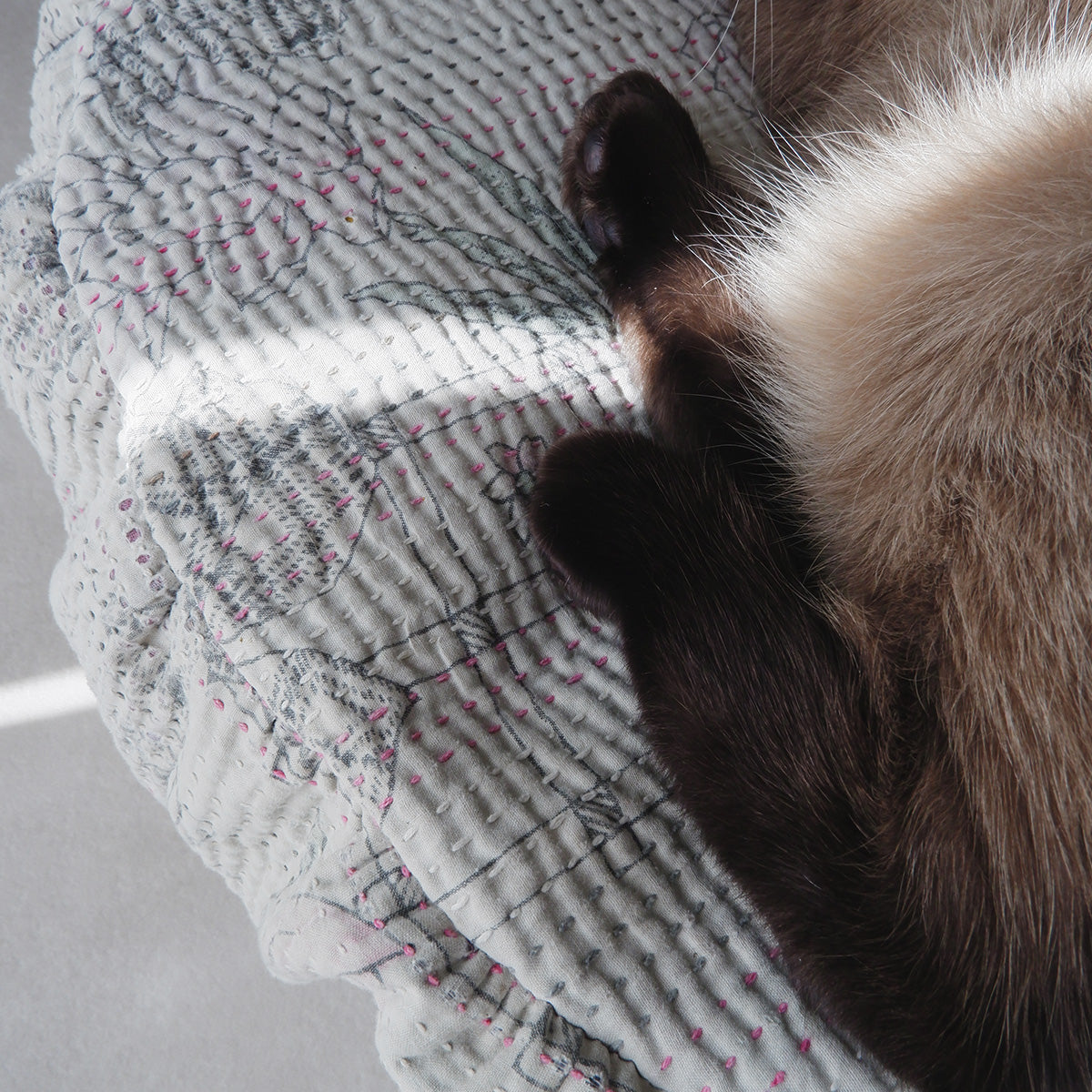 Fabric bed/무염색 오가닉 코튼【Apricot】