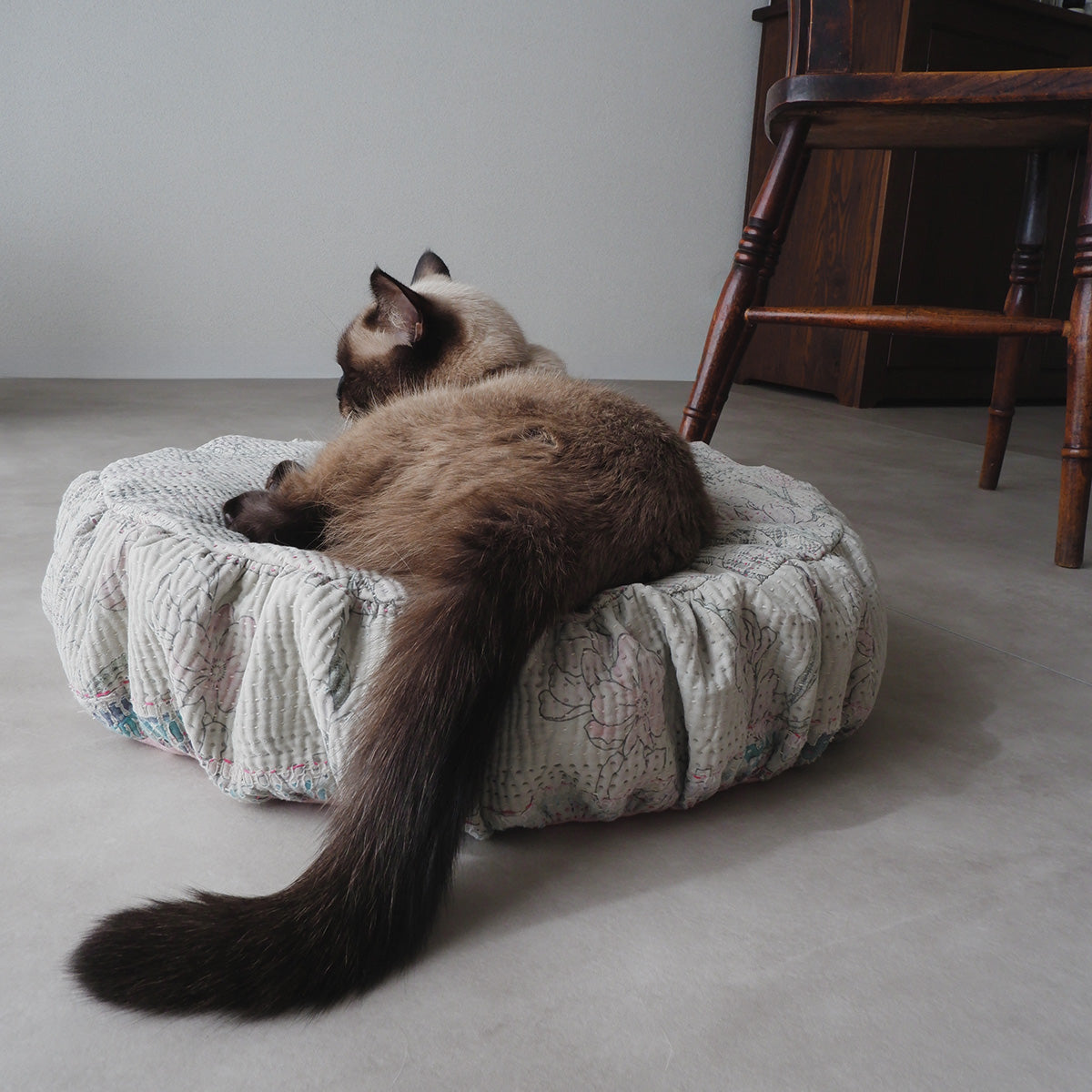 Fabric bed/무염색 오가닉 코튼【Apricot】