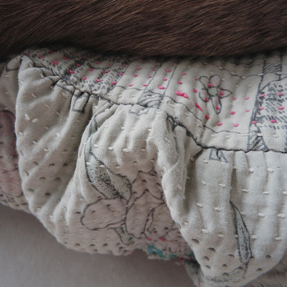 Fabric bed/무염색 오가닉 코튼【Apricot】