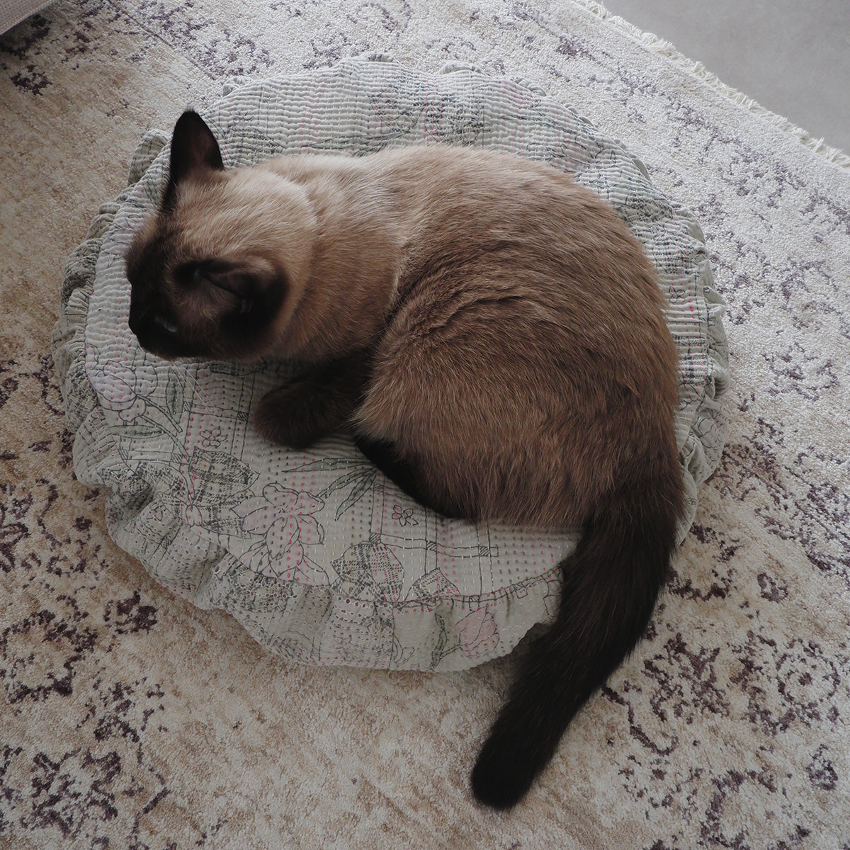 Fabric bed/무염색 오가닉 코튼【Apricot】