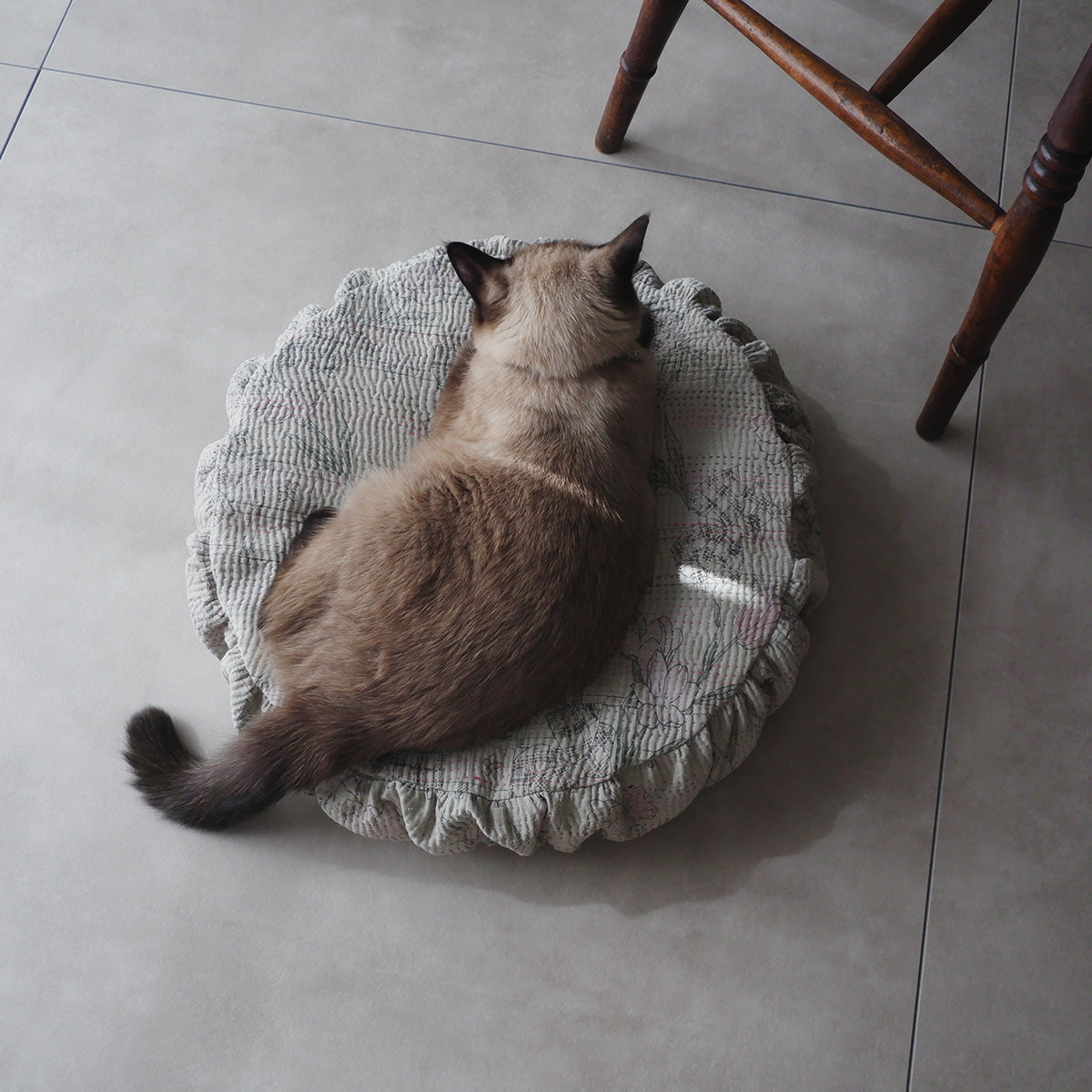 Fabric bed/무염색 오가닉 코튼【Apricot】