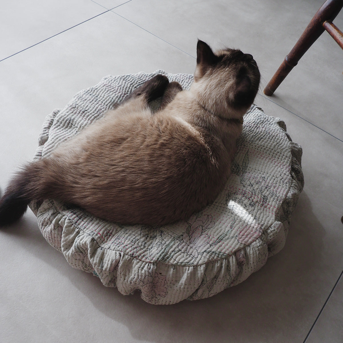 Fabric bed/무염색 오가닉 코튼【Apricot】