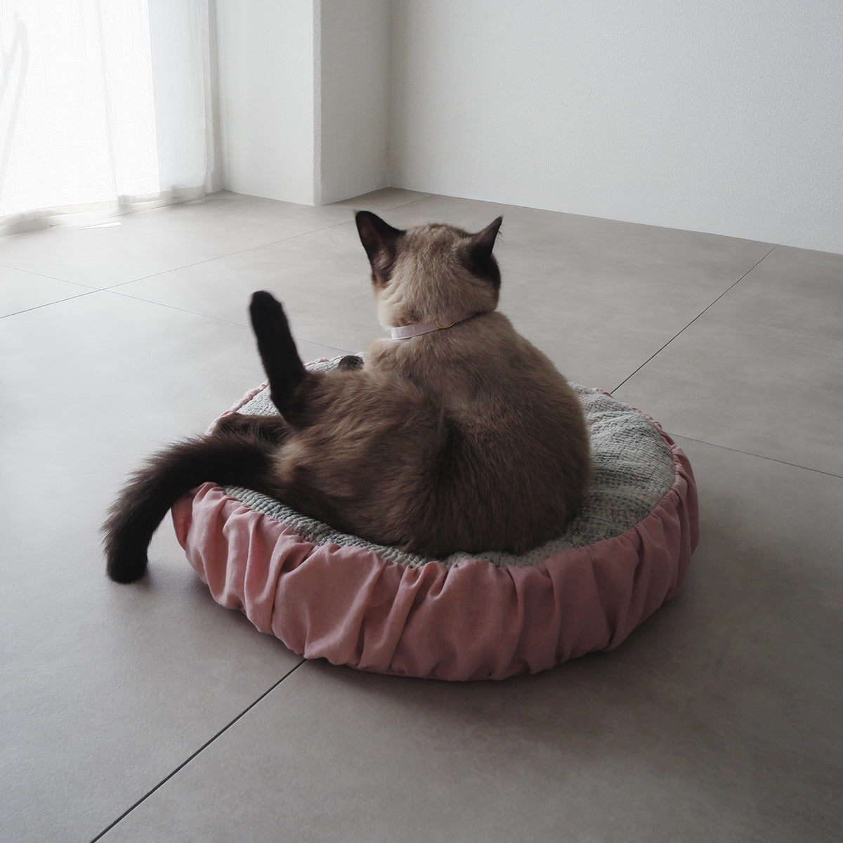 Fabric bed/무염색 오가닉 코튼【Apricot】