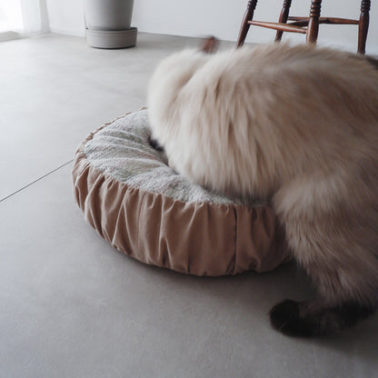 Fabric bed/무염색 오가닉 코튼【Apricot】