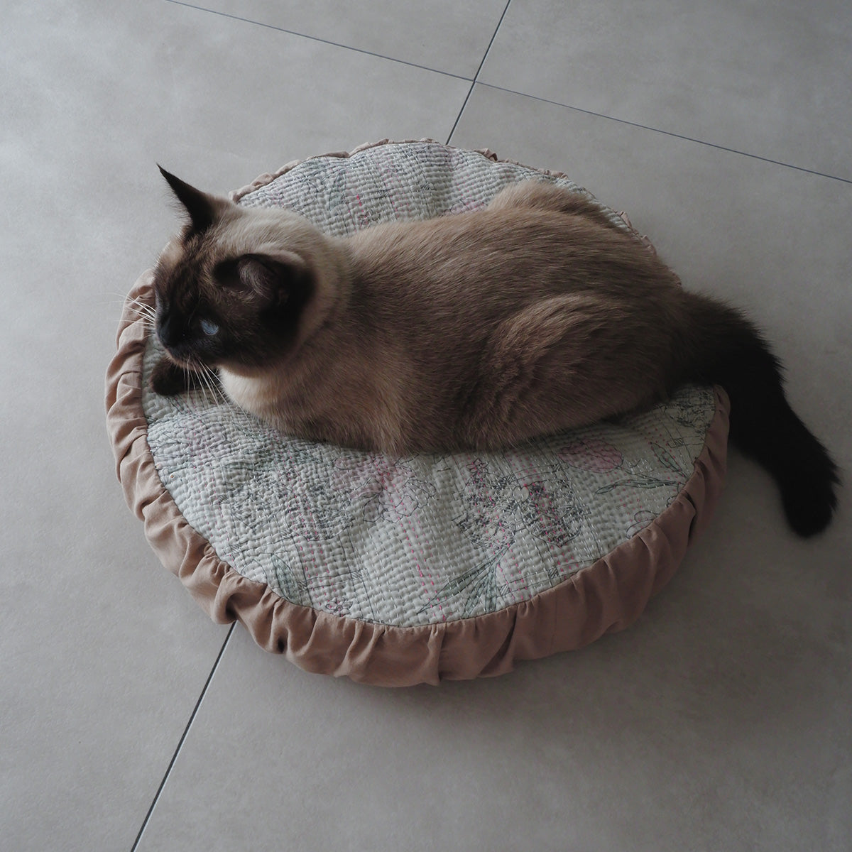 Fabric bed/무염색 오가닉 코튼【Apricot】