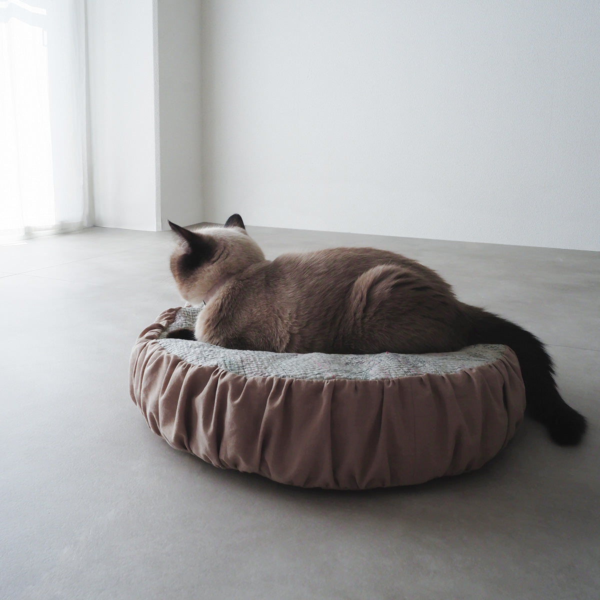 Fabric bed/무염색 오가닉 코튼【Apricot】