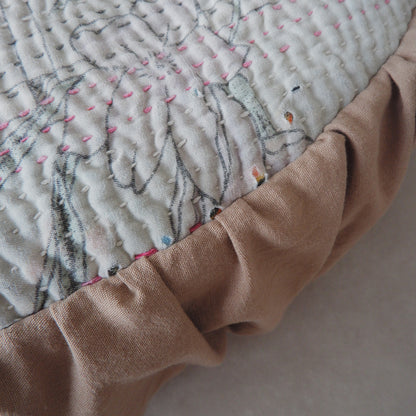 Fabric bed/무염색 오가닉 코튼【Apricot】