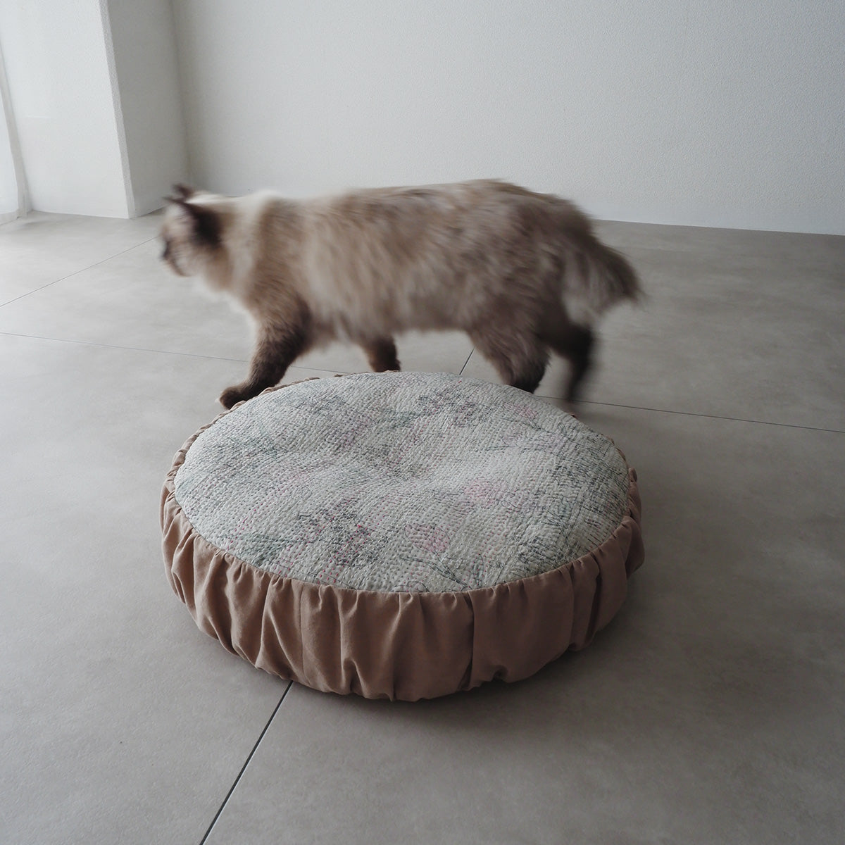 Fabric bed/무염색 오가닉 코튼【Apricot】