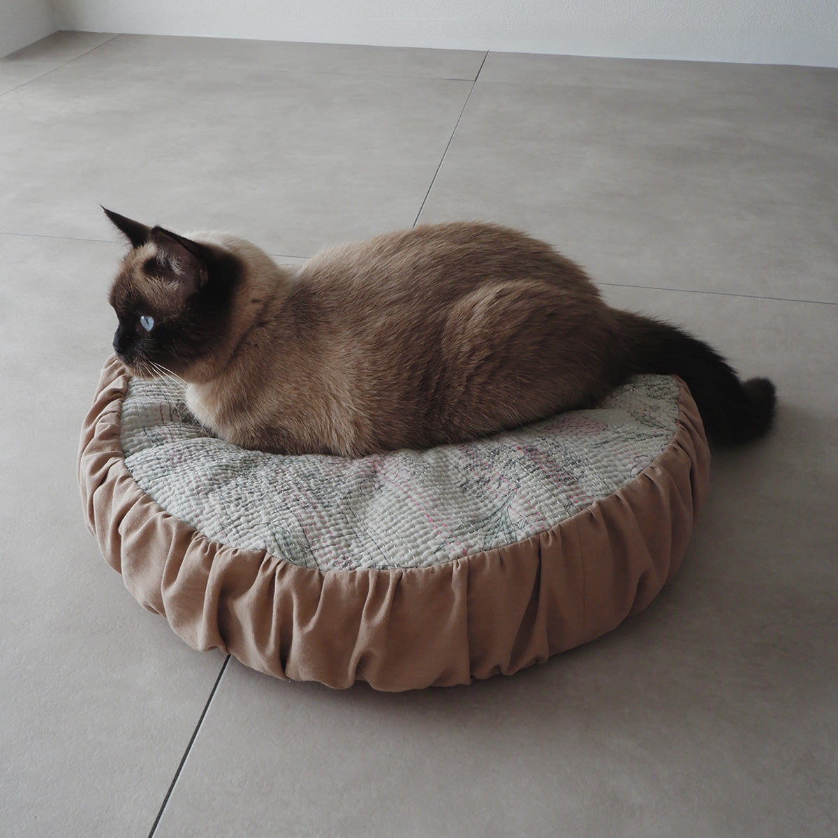 Fabric bed/무염색 오가닉 코튼【Apricot】