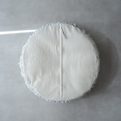 Pouf Cat Bed【ピンチェック/White】