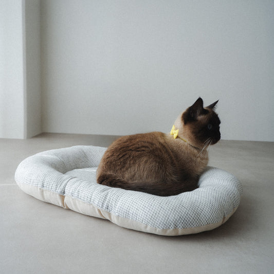 Fabric bed（ファブリックベッド）【ピンチェック/White】