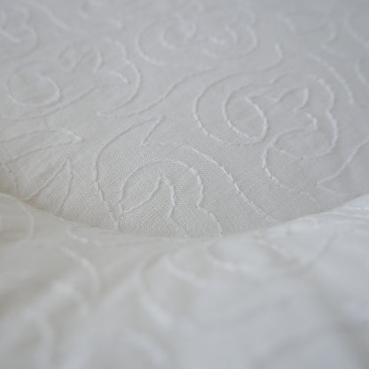〈8月上旬より順次発送〉Fabric bed（ファブリックベッド）【Embroidery Lace/White】