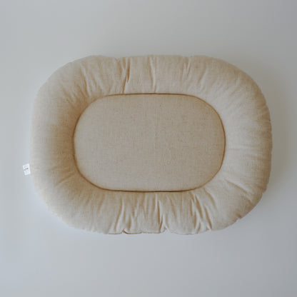 〈8月上旬より順次発送〉Fabric bed（ファブリックベッド）【Embroidery Lace/White】