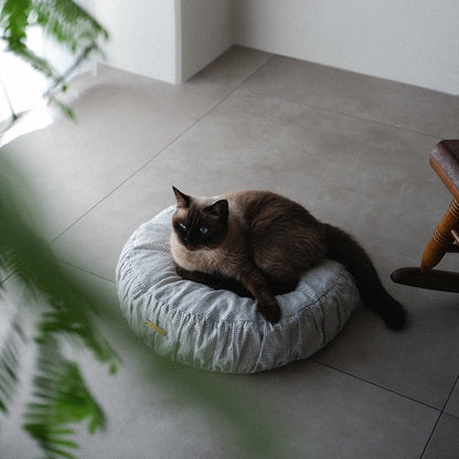 Pouf Cat Bed〈Order Name Plate付き〉