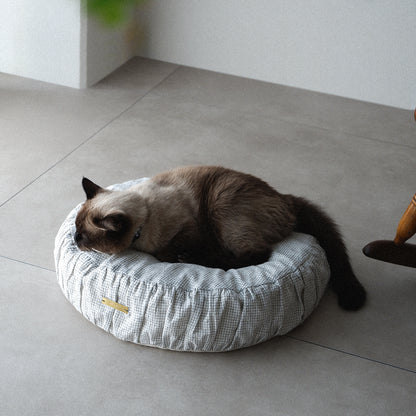 Pouf Cat Bed〈Order Name Plate付き〉