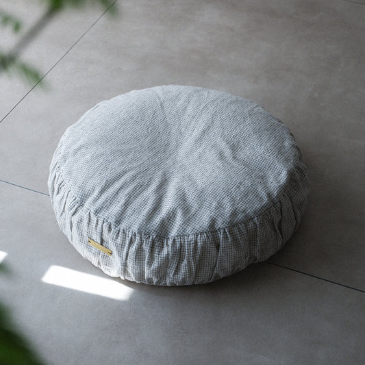Pouf Cat Bed〈Order Name Plate付き〉