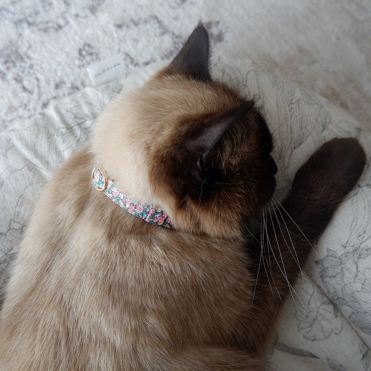 Cat-friendly cotton collar/without ribbon [Liberty/Pepper]