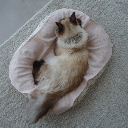 Cat-friendly cotton collar/frill [Liberty/Floral Impression]