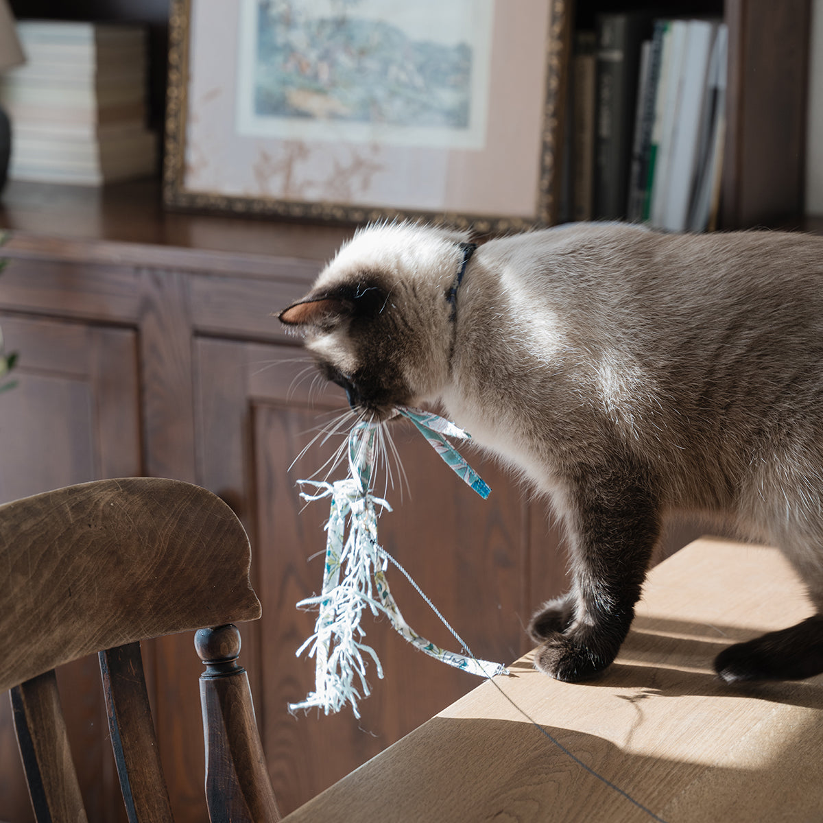 はぎれ布の猫じゃらし