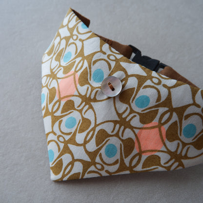 猫にやさしいスタイカラー【Liberty/Nouveau Brooch BU】