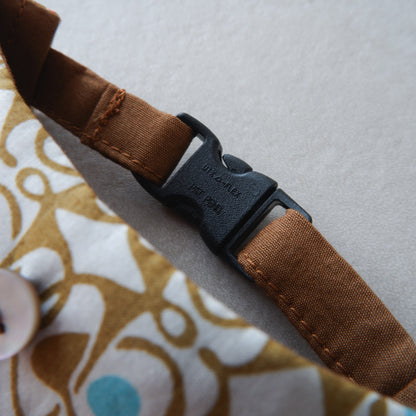 猫にやさしいスタイカラー【Liberty/Nouveau Brooch BU】