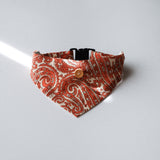 猫にやさしいスタイカラー【Paisley scarf/OR】