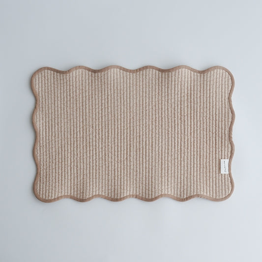 〈5/8発売〉フードマット Nami-Nami【Nubi/Beige】