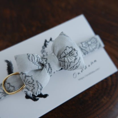 고양이 친화적인 코튼 목걸이/리본【도트미니언/마카롱】 