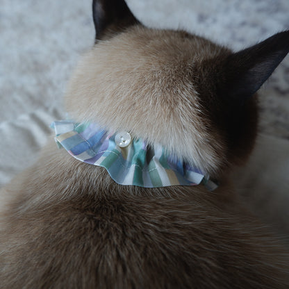 고양이 친화적인 코튼 목걸이/프릴【Liberty/Wimbrell Posy】