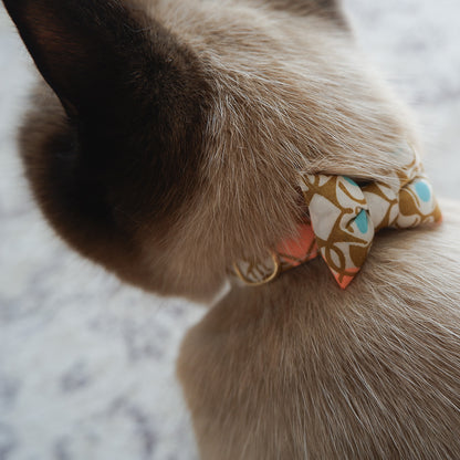 고양이 친화적인 코튼 목걸이/리본【Liberty/Wimbrell Posy】