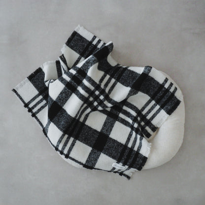 Wool Cat Blanket (ウールキャットブランケット)【チェックループツイード】