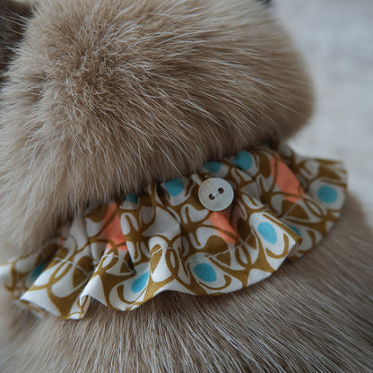 고양이 친화적인 코튼 목걸이/프릴【Liberty/Wimbrell Posy】