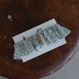 Cat-friendly cotton collar / Frills [Liberty (mina perhonen) / Forest Wave]