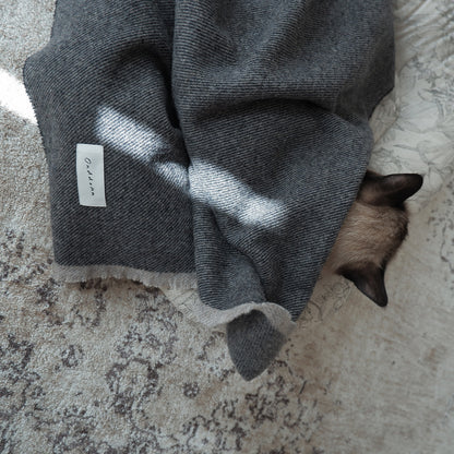 Cat ket / Herringbone wool