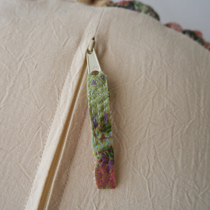 〈Vintage kantha quilt〉Pouf Cat Bed【Block Print-G】