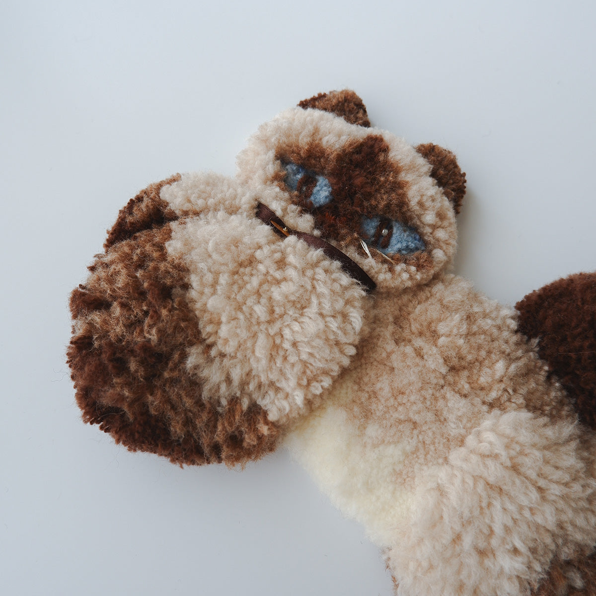 〈Atelier Somi×Onddoka〉Animal Mini Rug【Siam Cat】