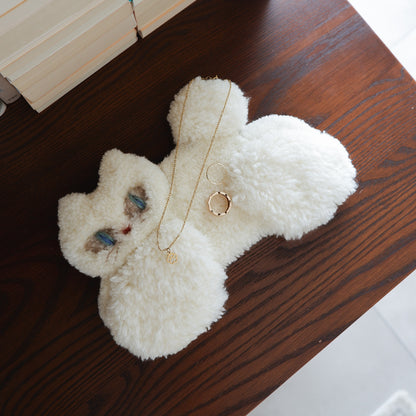 〈Atelier Somi〉Animal Mini Rug【ハチワレねこ】