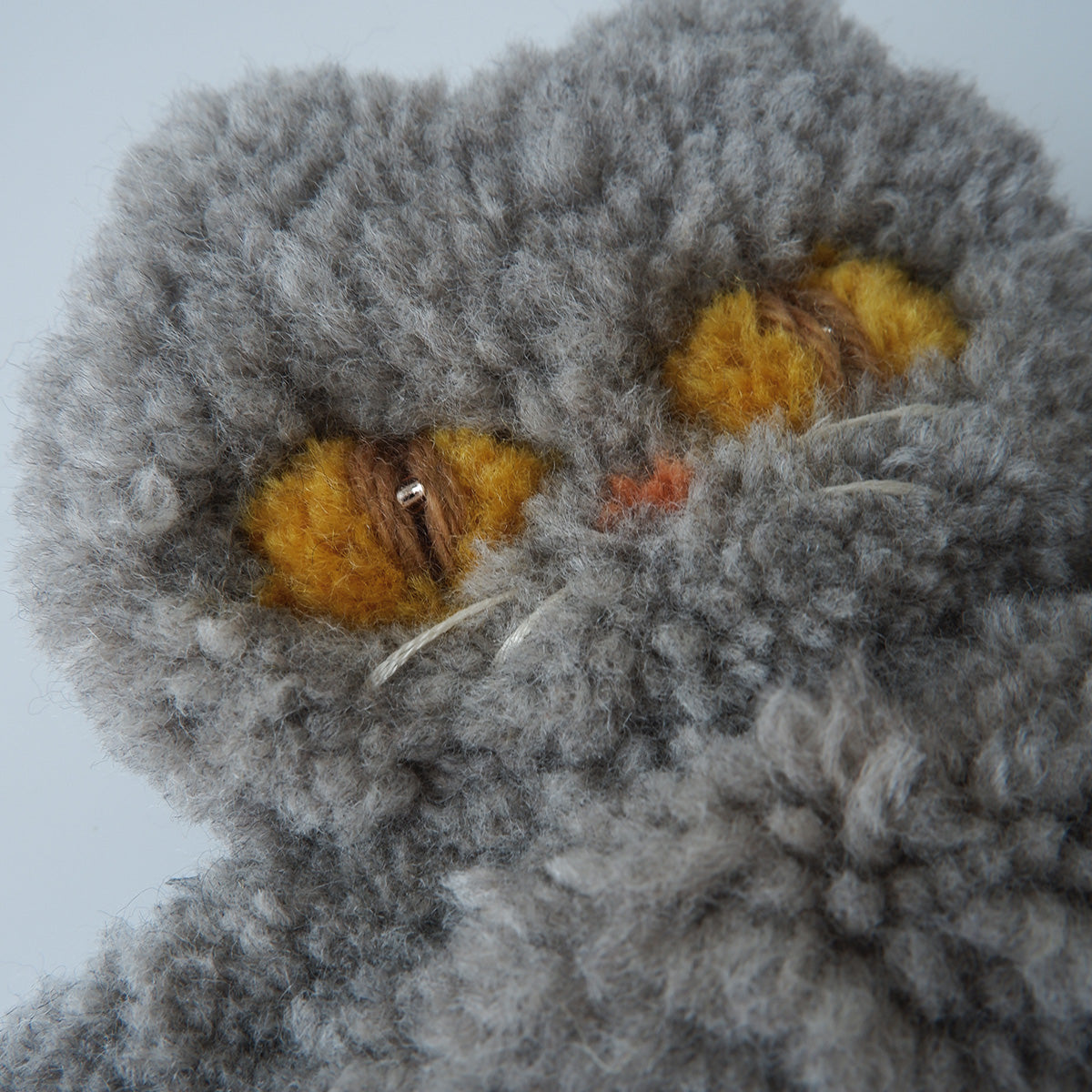 Atelier Somi〉Animal Mini Rug【グレーねこ】｜猫の日用品店onddoka