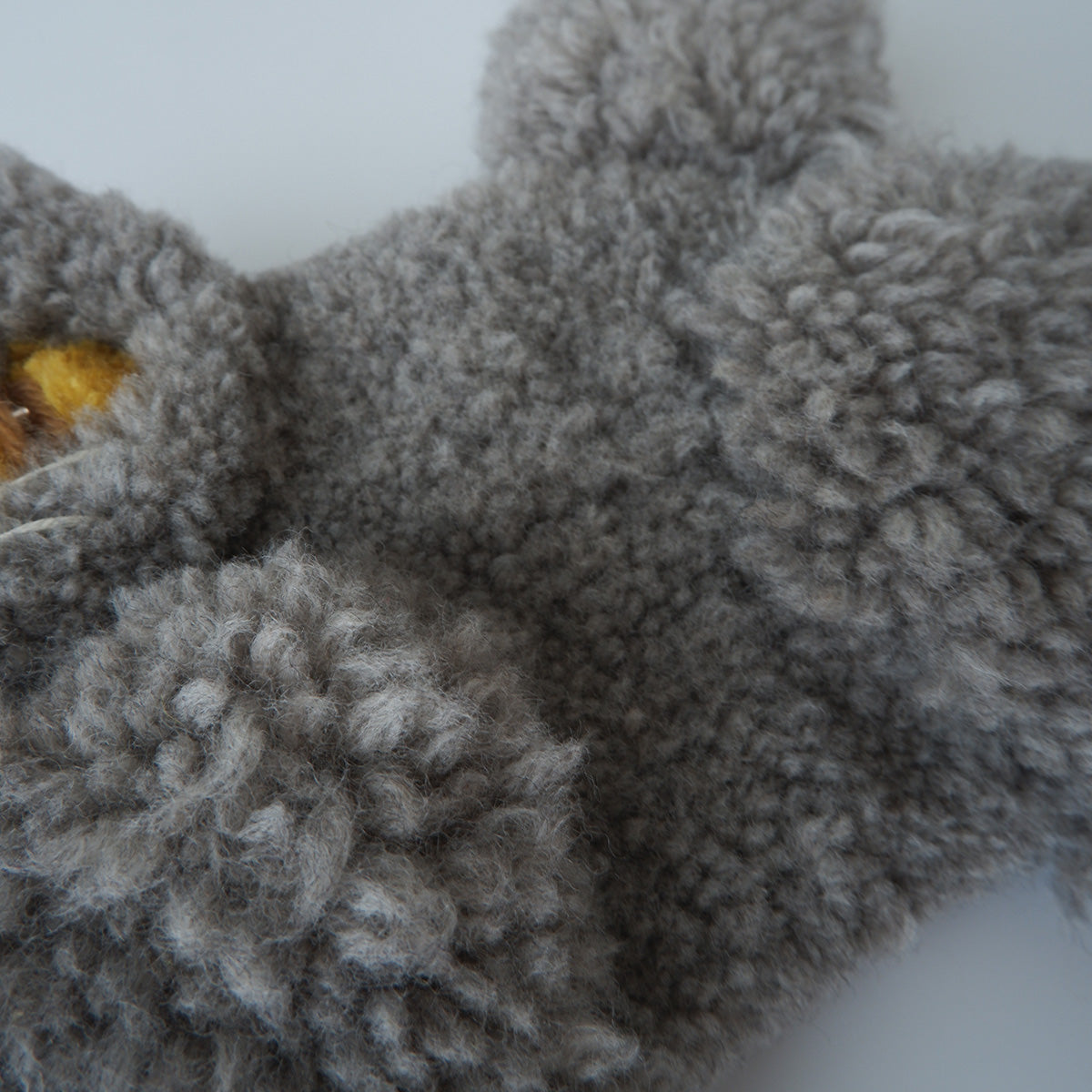 〈Atelier Somi〉Animal Mini Rug【グレーねこ】