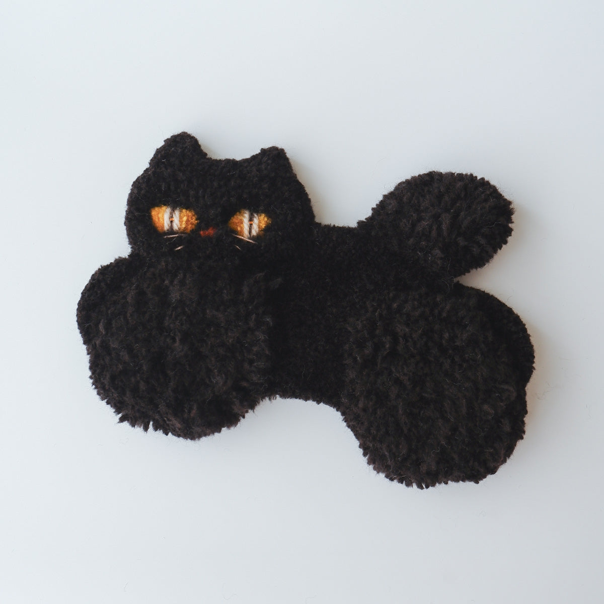 〈Atelier Somi〉Animal Mini Rug【くろねこ】