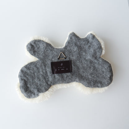 〈Atelier Somi〉Animal Mini Rug【しろねこ】