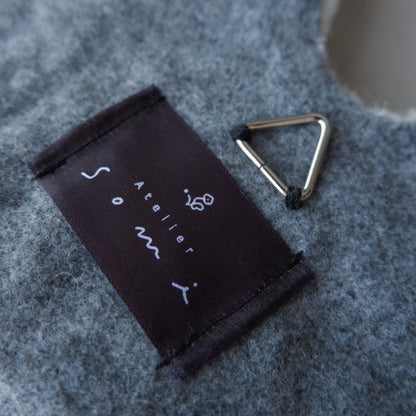 〈Atelier Somi〉Animal Mini Rug【ハチワレねこ】