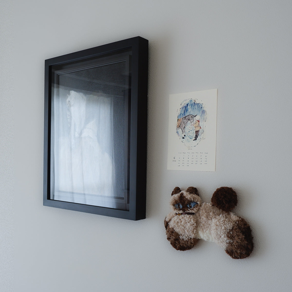 〈Atelier Somi×Onddoka〉Animal Mini Rug【Siam Cat】