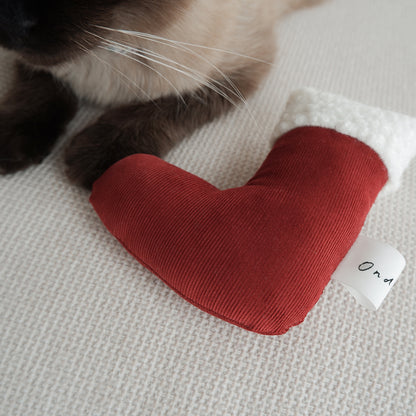 Holiday Toy（キャットニップサシェ付き）【Santa boots】