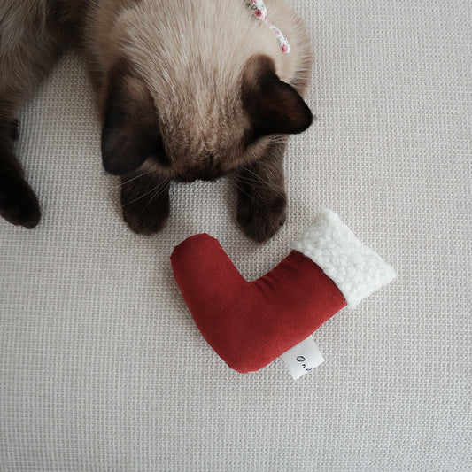Holiday Toy（キャットニップサシェ付き）【Santa boots】